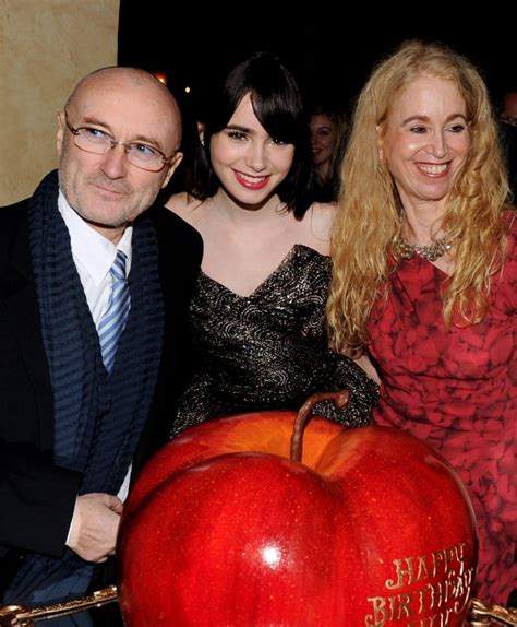jill tavelman|Lily Collins recalls growing up as Phil Collins’ daughter .